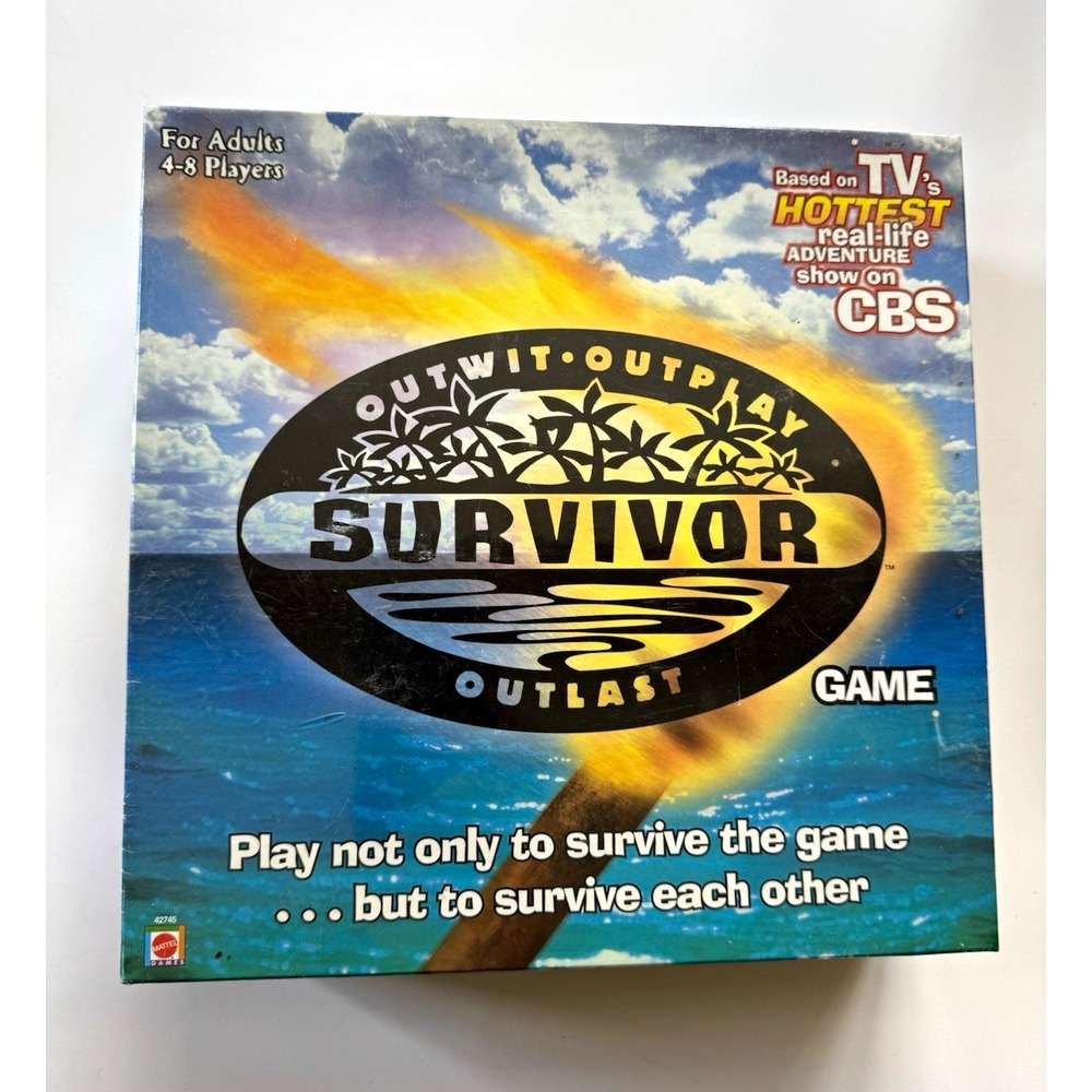 Mattel Games Survivor Outwit Outplay Outlast Board Game Adults 4-8 42745